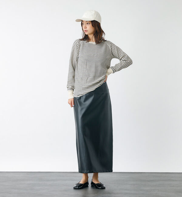 Rouge vif「【JEMORGAN / ジェーイーモーガン】ワッフルラグランロンＴ / パック入」|Tシャツ・カットソー|