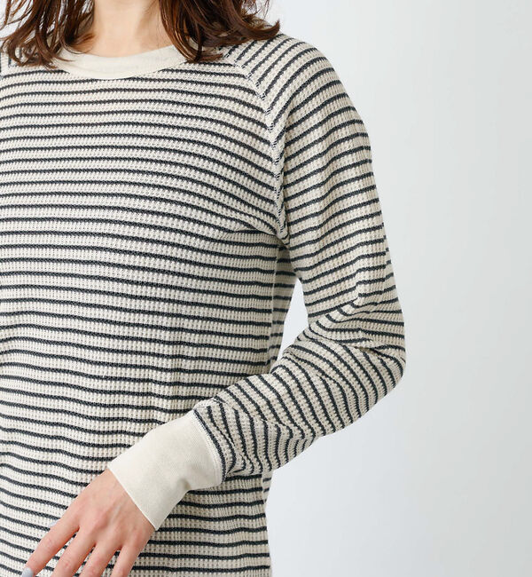 Rouge vif「【JEMORGAN / ジェーイーモーガン】ワッフルラグランロンＴ / パック入」|Tシャツ・カットソー|