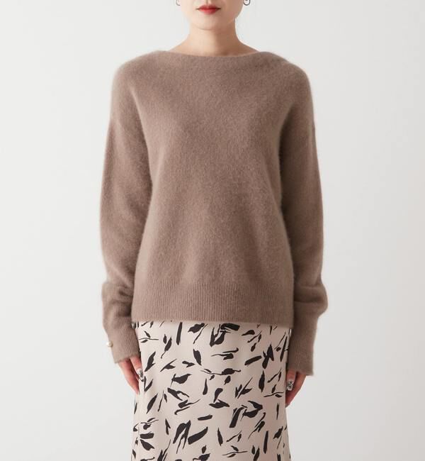 Liesse「アンゴラウールボートネックニット」|ニット・セーター|