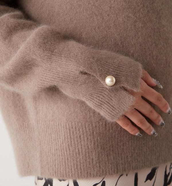 Liesse「アンゴラウールボートネックニット」|ニット・セーター|