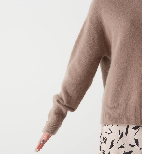 Liesse「アンゴラウールボートネックニット」|ニット・セーター|