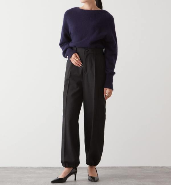 Liesse「アンゴラウールボートネックニット」|ニット・セーター|