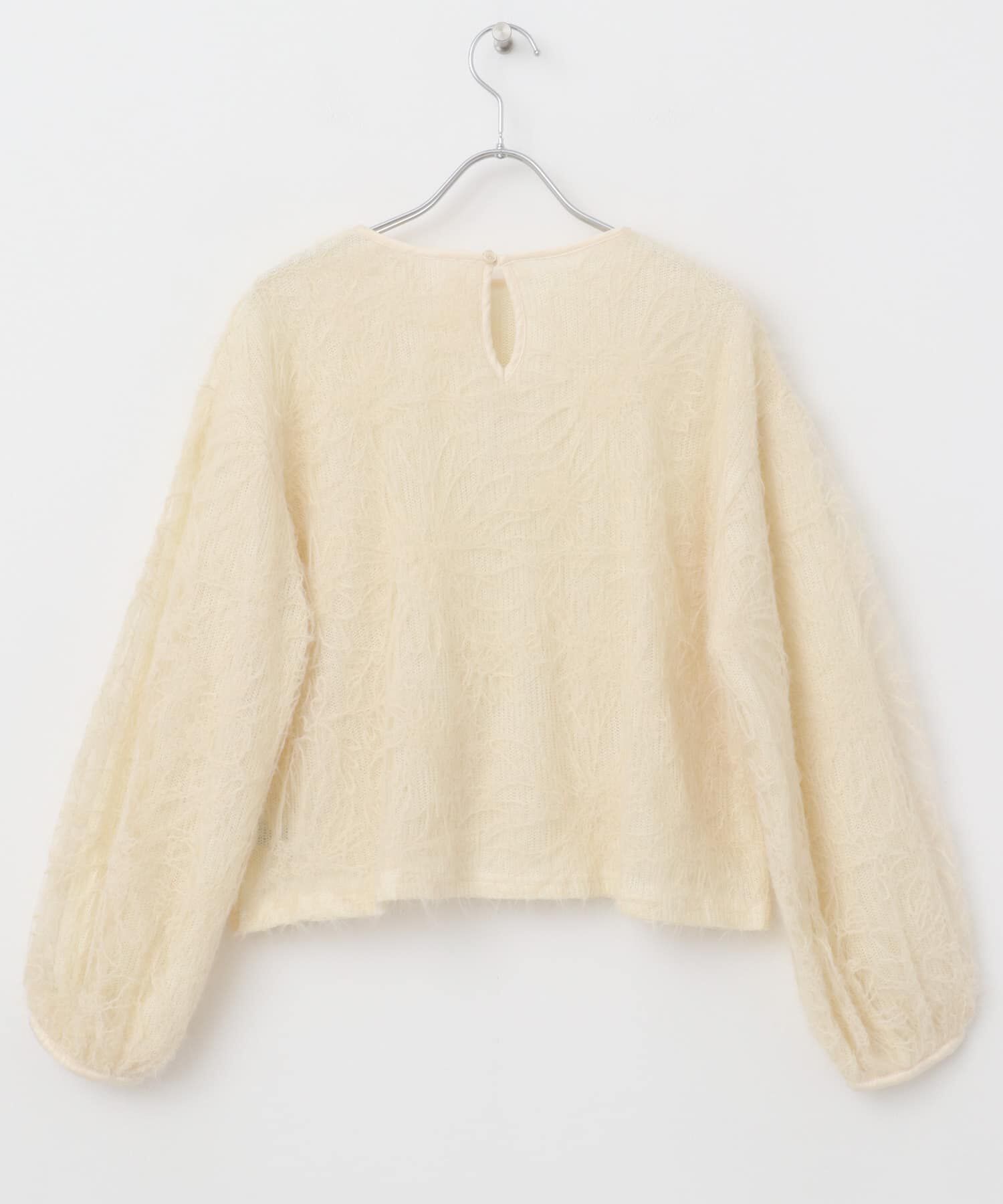 URBAN RESEARCH ROSSO「フラワーチュールシャギーブラウス」|シャツ・ブラウス|