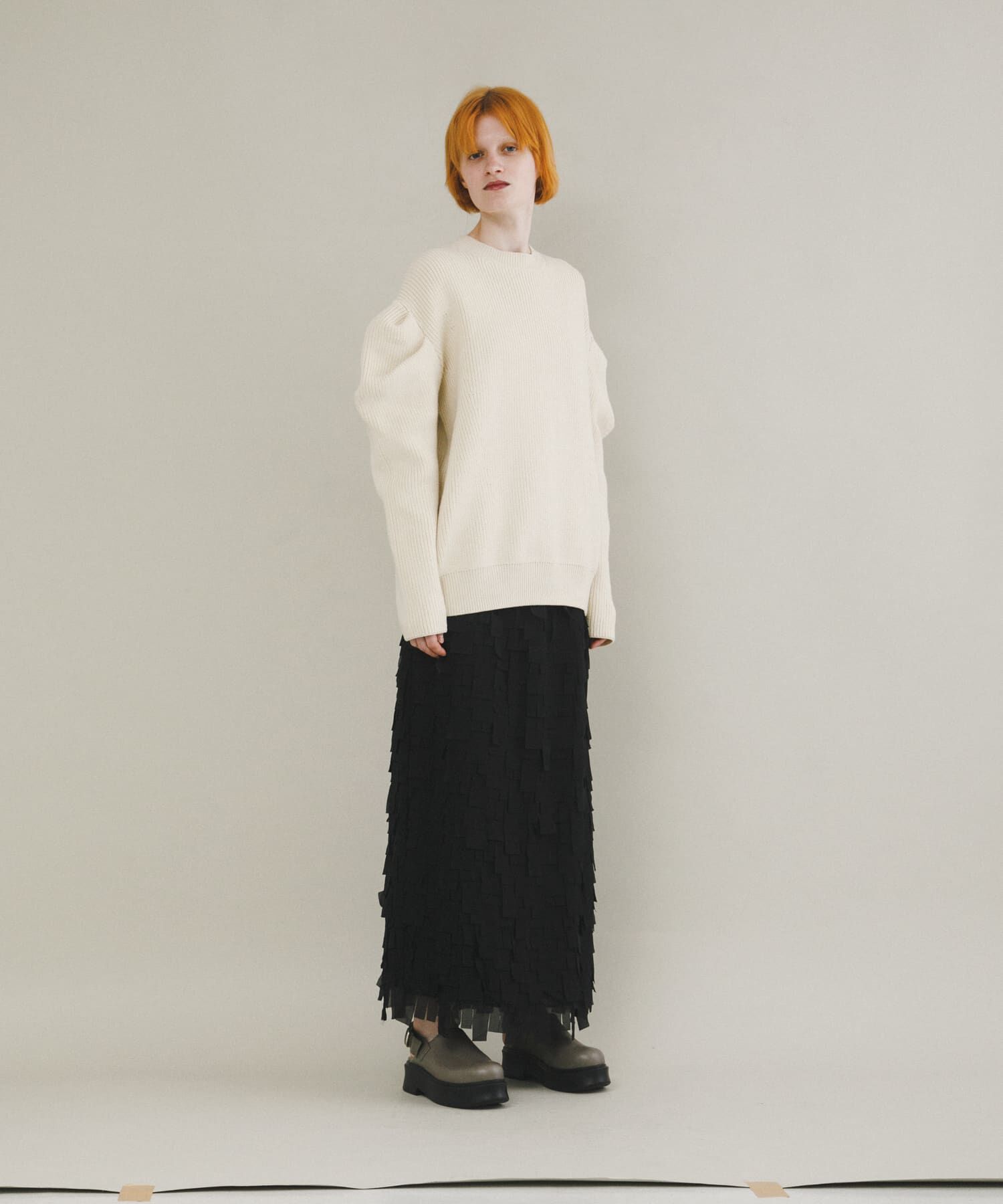 LAATO「tacked sleeves knit」|ニット・セーター|