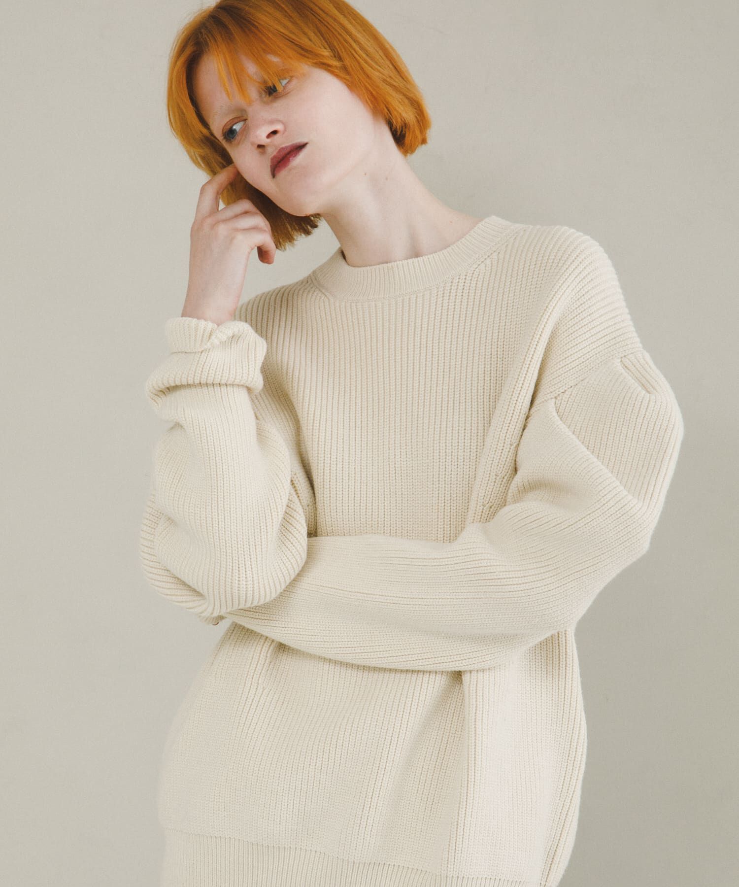 LAATO「tacked sleeves knit」|ニット・セーター|