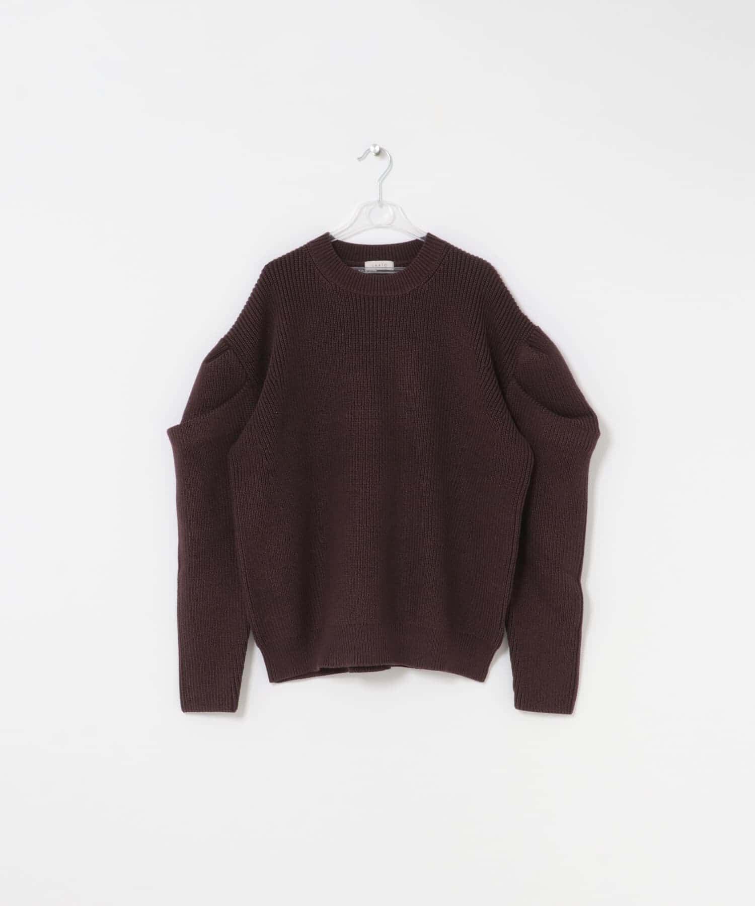 LAATO「tacked sleeves knit」|ニット・セーター|