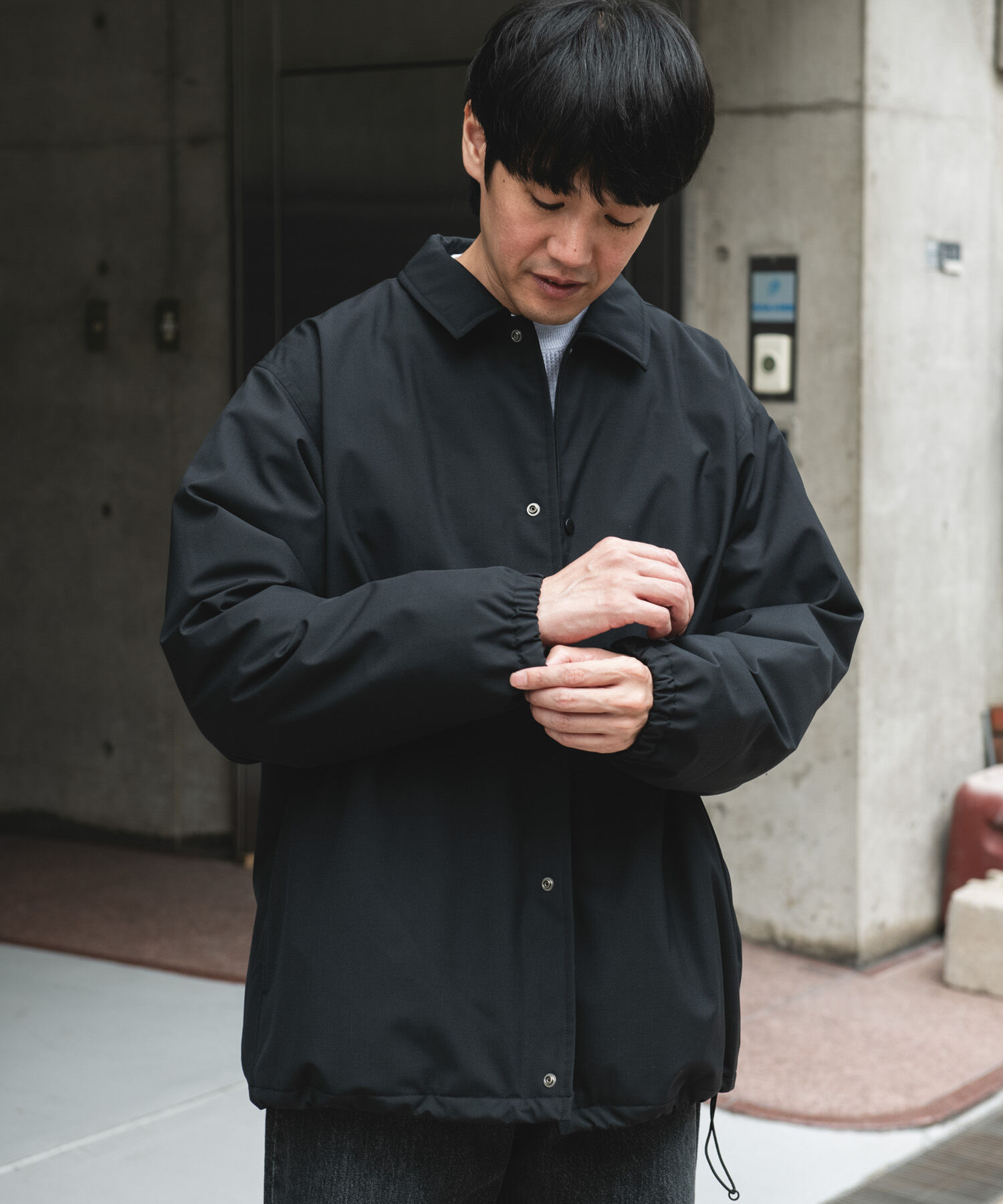 撥水/防風』ウールブレンドラミネート 中綿ブルゾン（URBAN RESEARCH