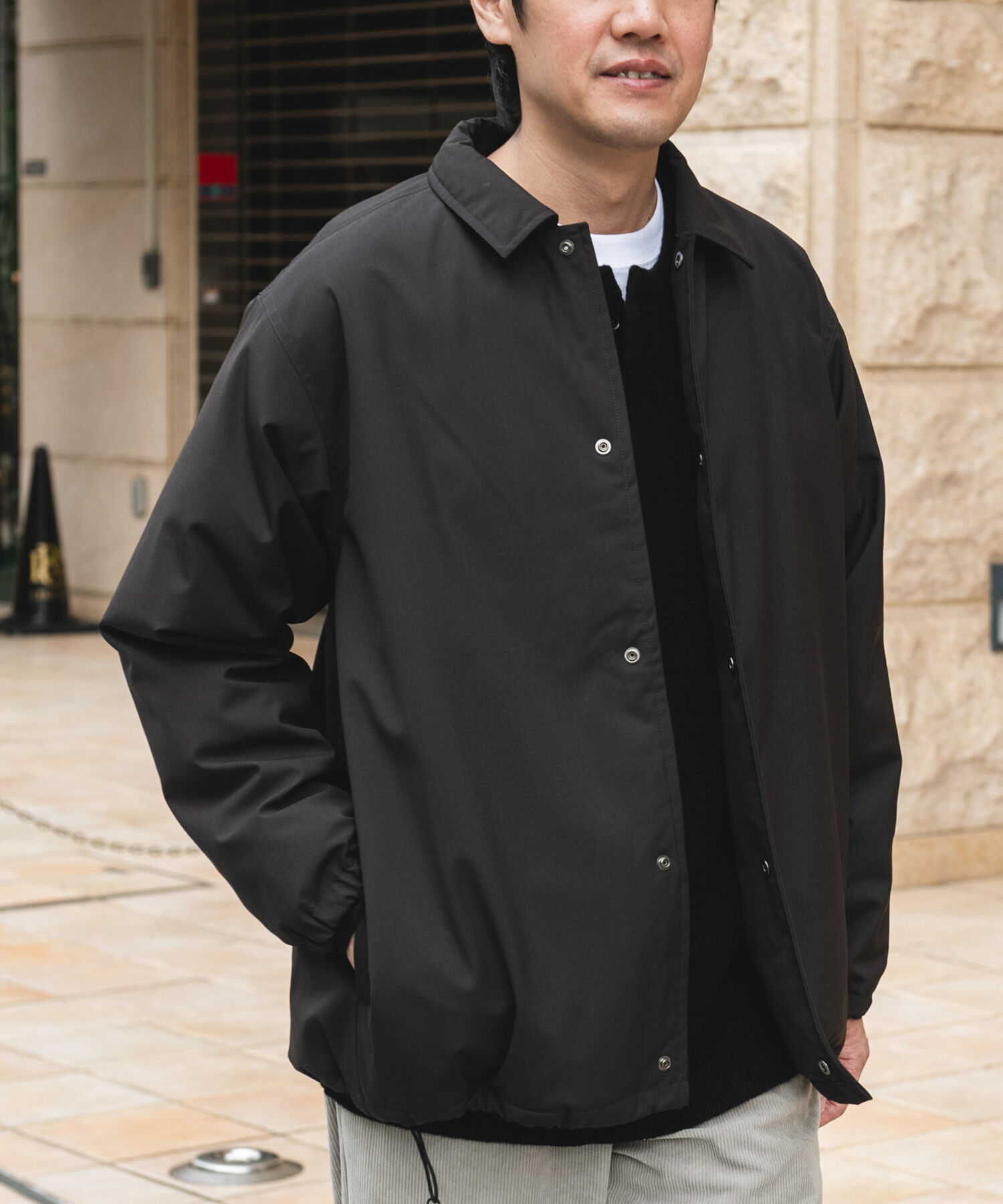 撥水/防風』ウールブレンドラミネート 中綿ブルゾン（URBAN RESEARCH