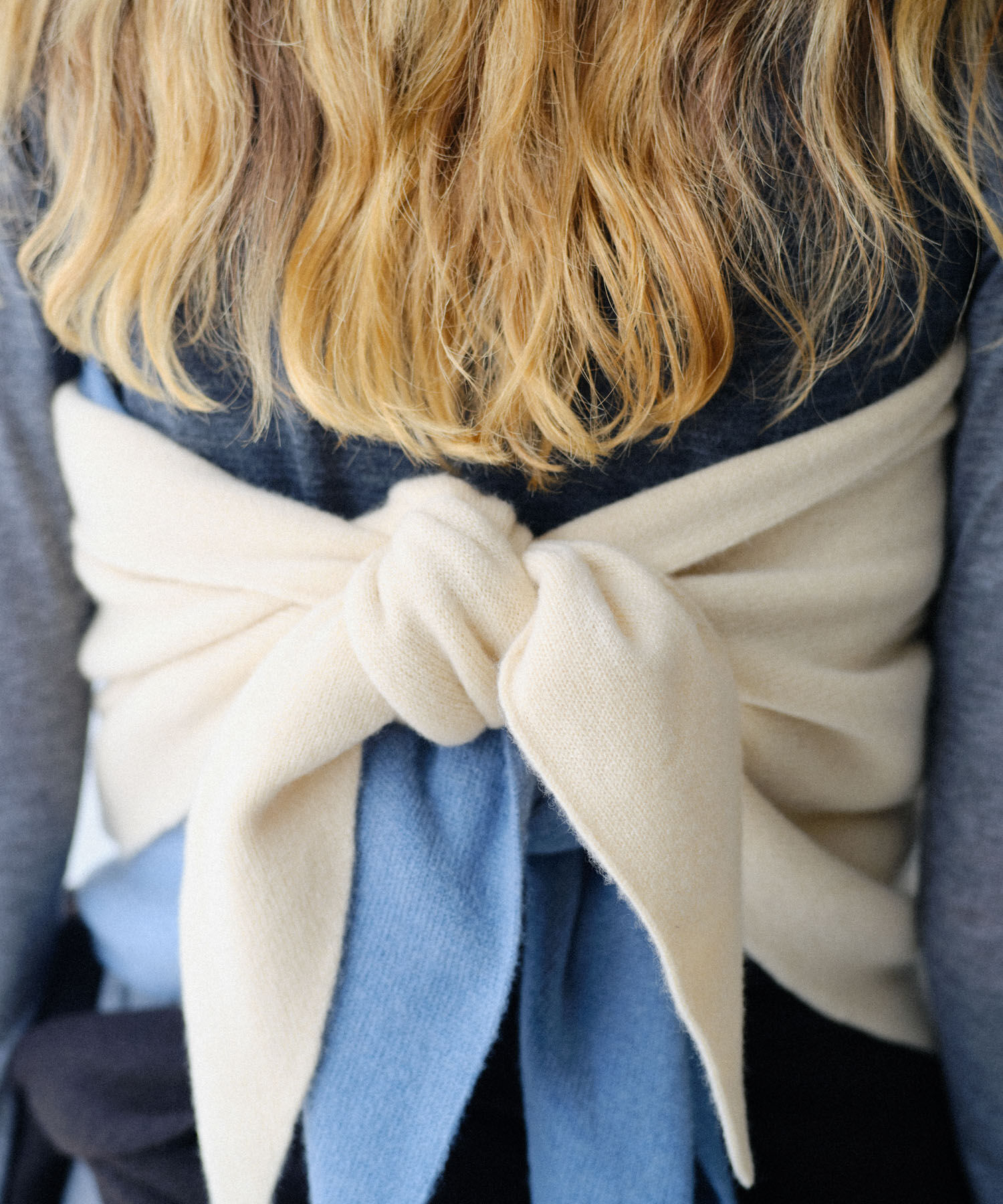 RODE SKO「ASAUCE MELER　シームレスカシミアトライアングルストール」|ストール|