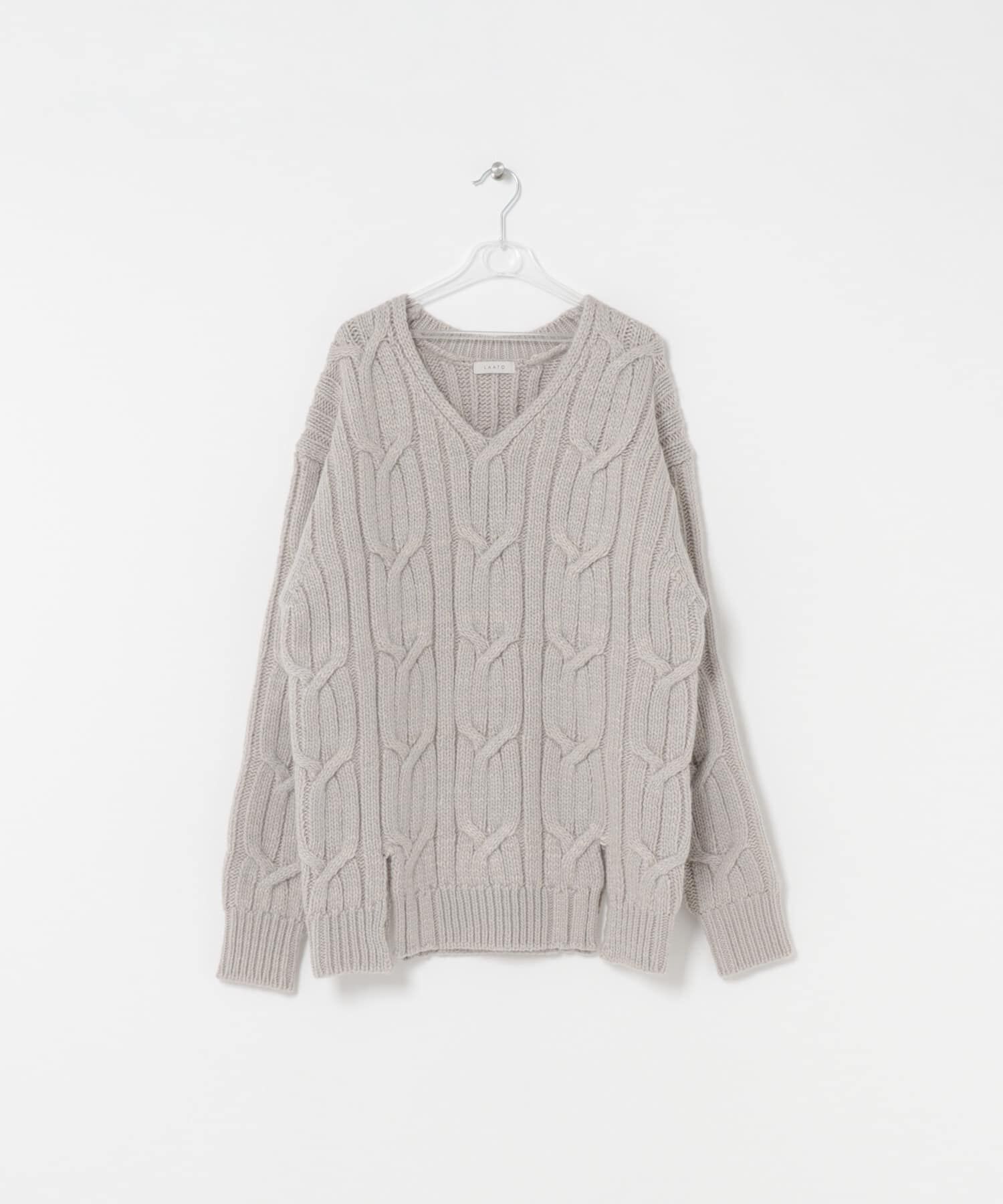 LAATO「big cable knit」|ニット・セーター|