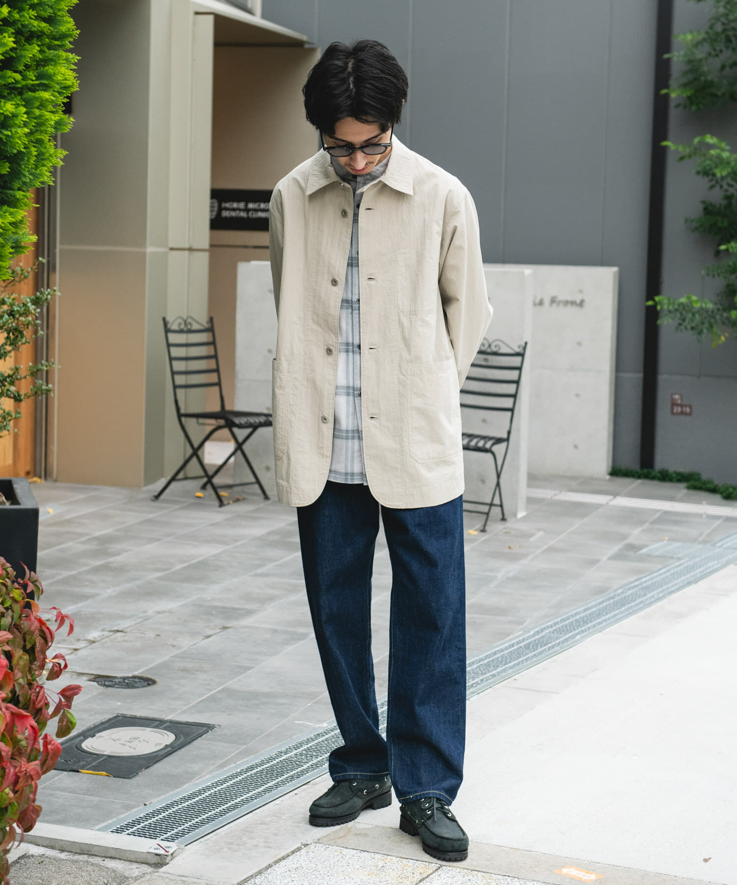 URBAN RESEARCH DOORS「バイオウォッシュ カバーオール ミドルジャケット」|その他|