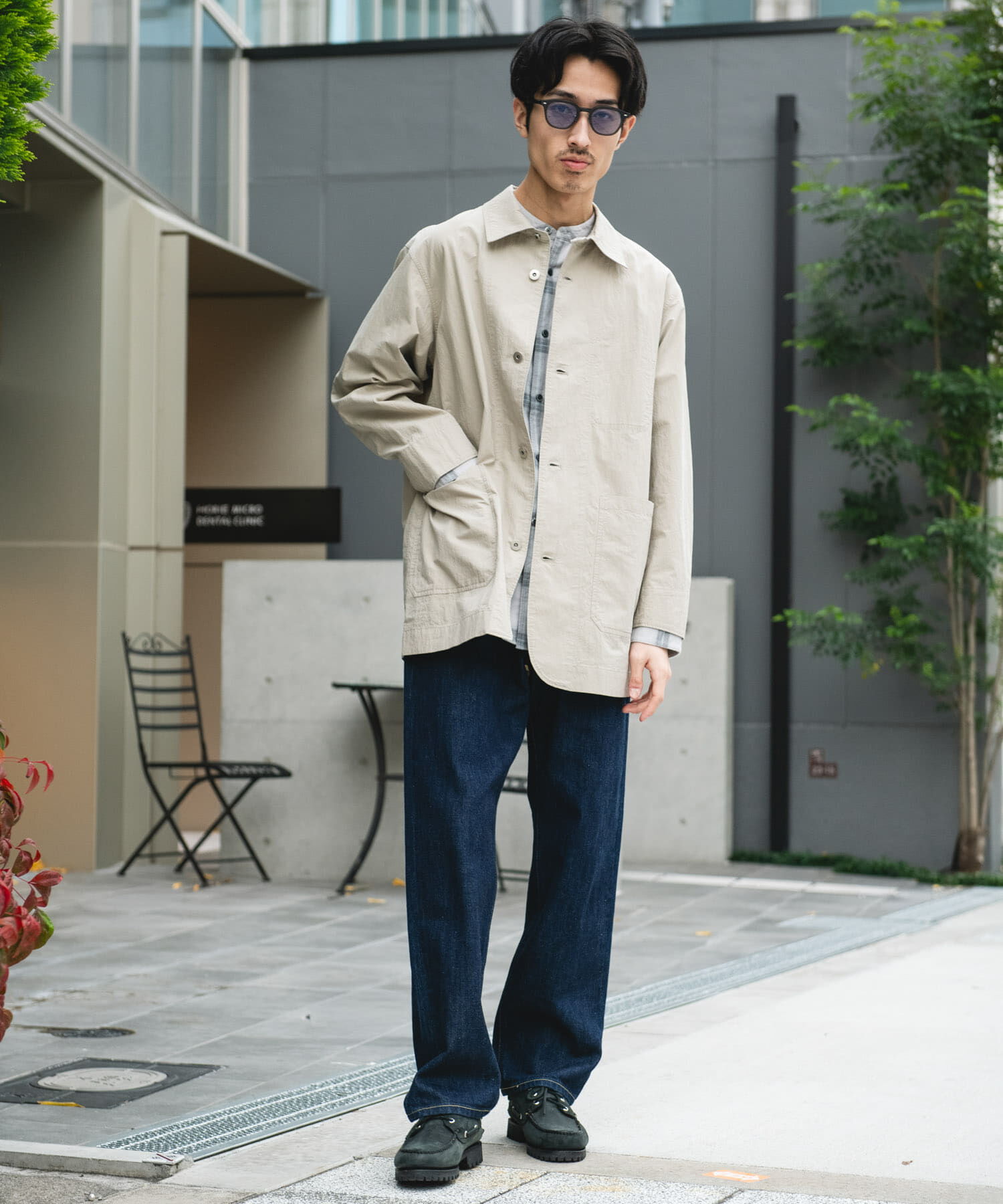 URBAN RESEARCH DOORS「バイオウォッシュ カバーオール ミドルジャケット」|その他|