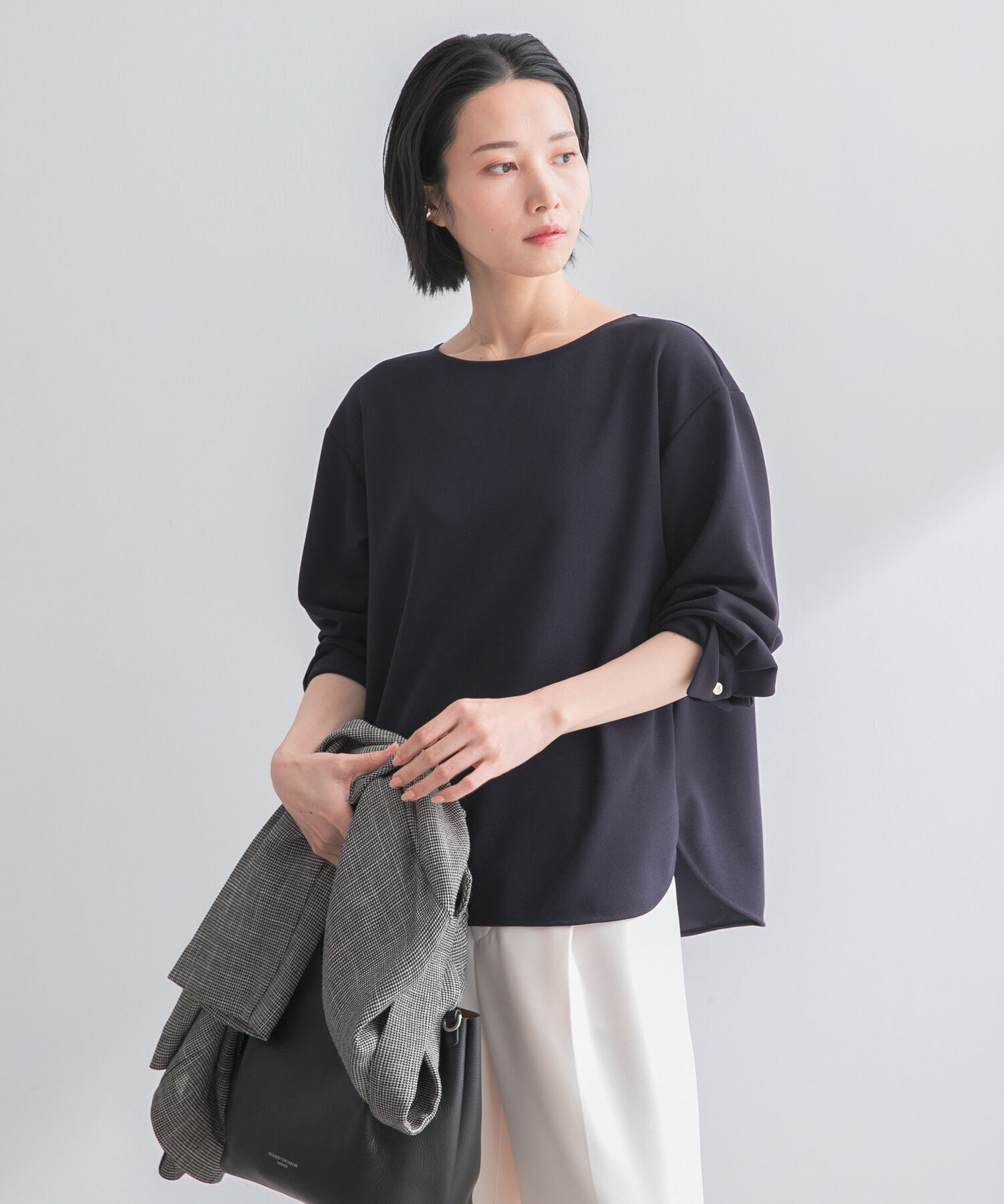 URBAN RESEARCH ROSSO「ストレッチジョーゼットブラウス」|シャツ・ブラウス|