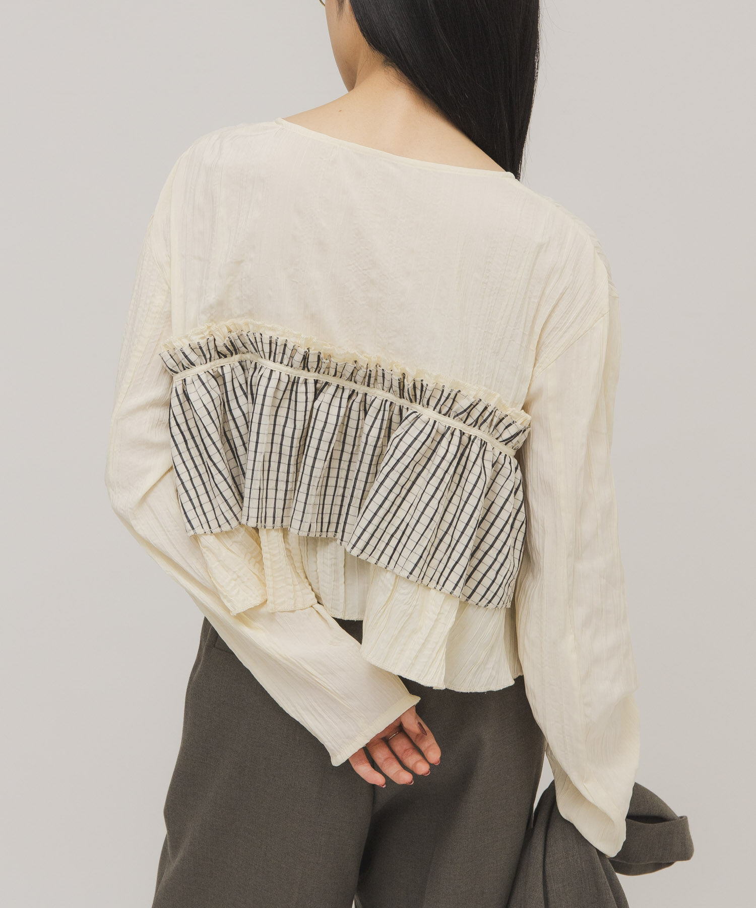  「フリルレイヤードブラウス」|シャツ・ブラウス|