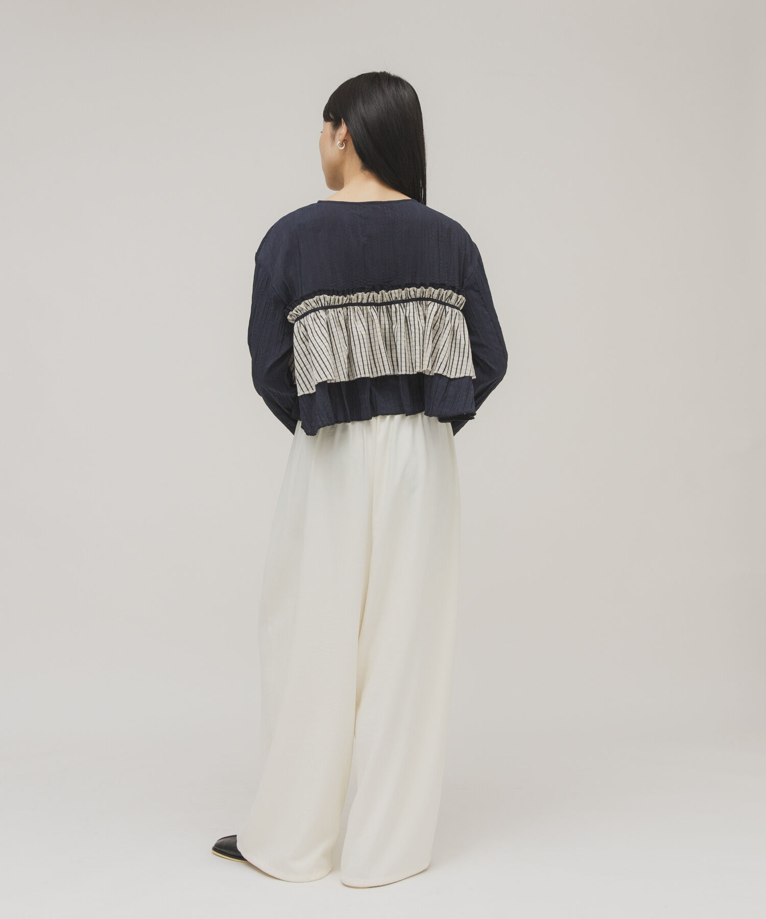  「フリルレイヤードブラウス」|シャツ・ブラウス|