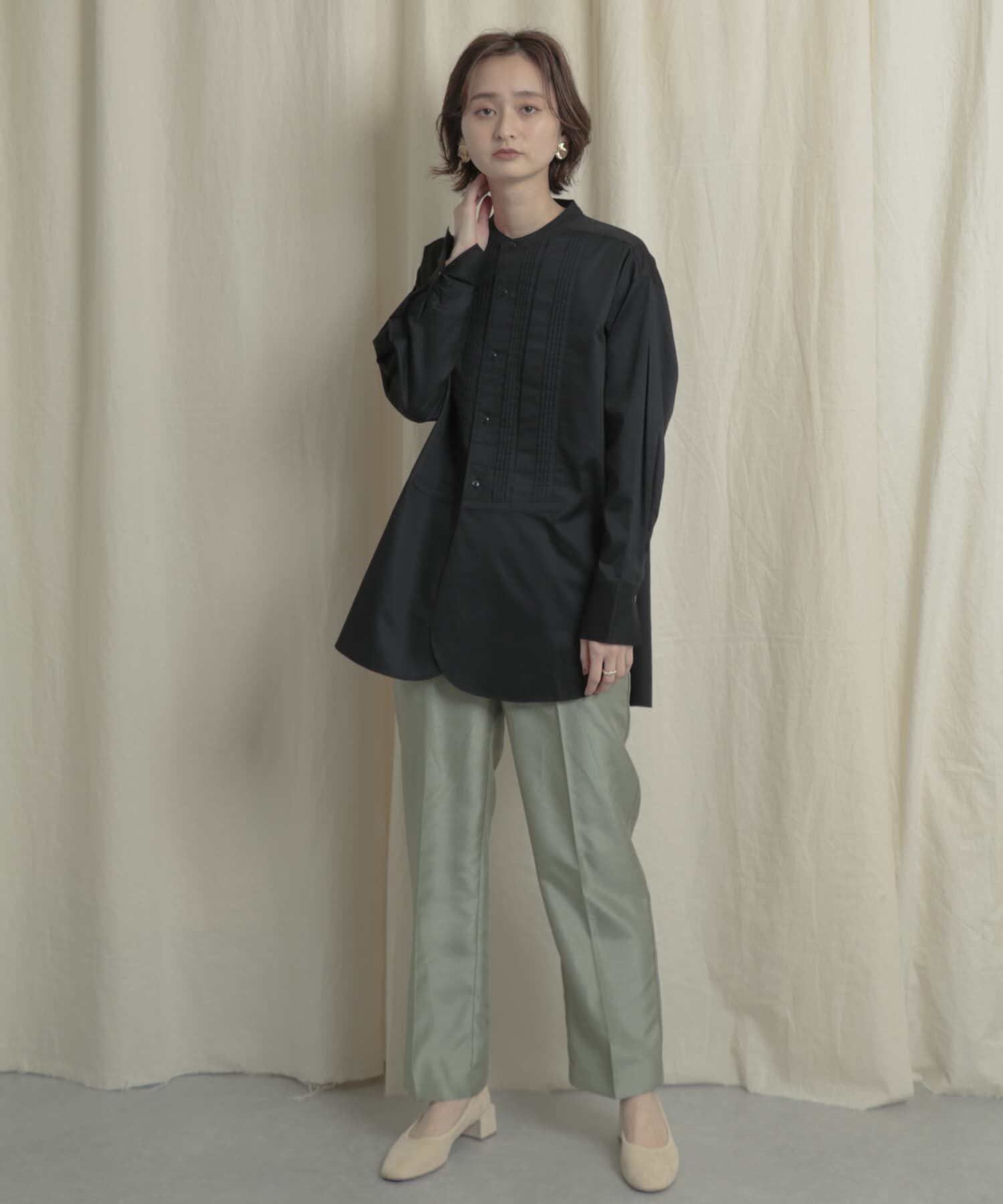 SENSE OF PLACE by URBAN RESEARCH「シャンタンテーパードパンツ」|その他|