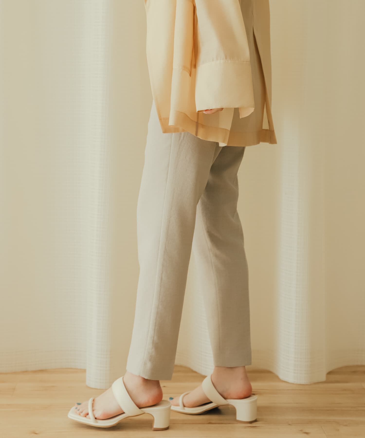 SENSE OF PLACE by URBAN RESEARCH「リネンライクハイウエストテーパードパンツ」|その他|