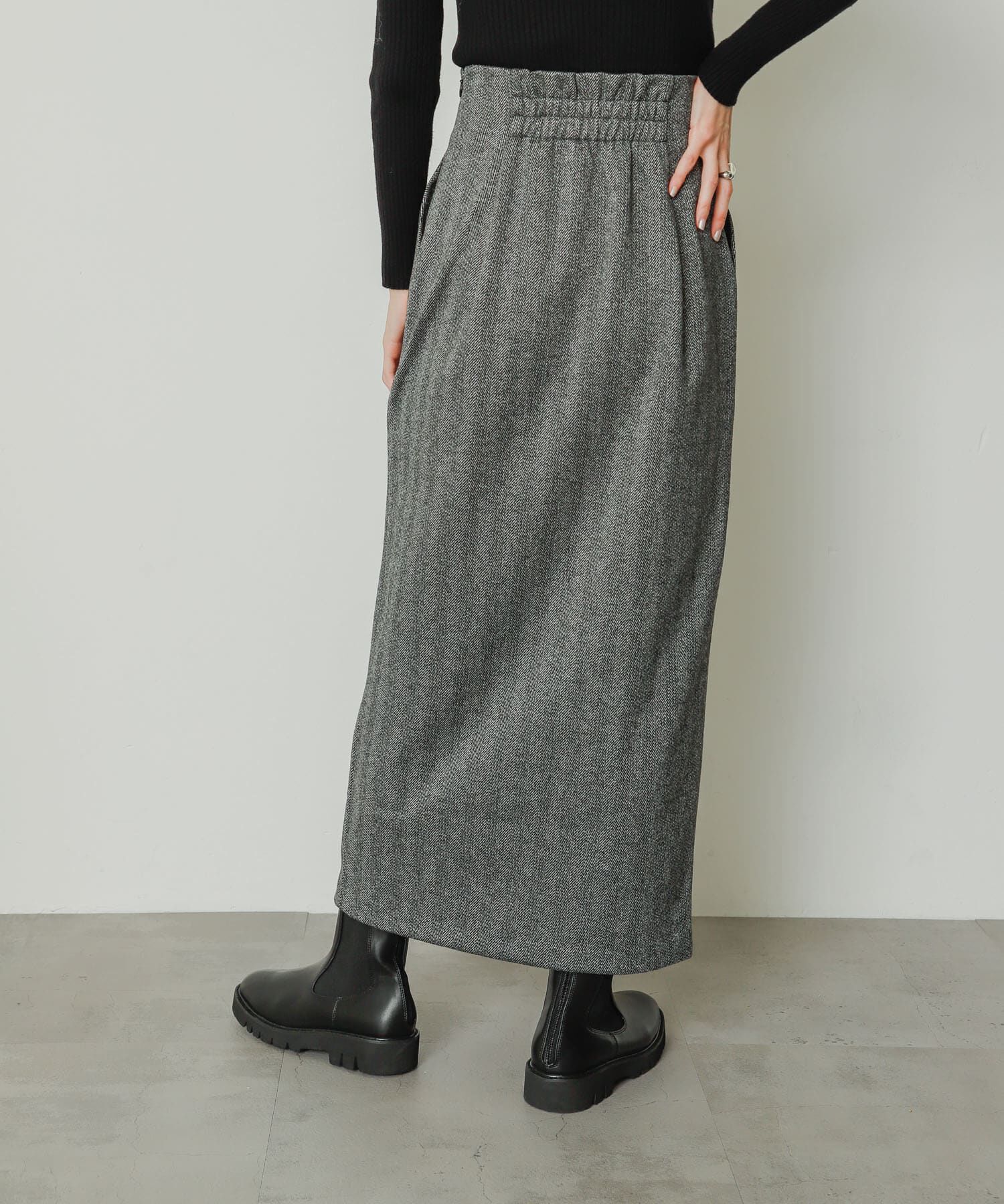 SENSE OF PLACE by URBAN RESEARCH「『TALLサイズ/WEB限定』ジャージメルトンアウトポケットスカート」|スカート|