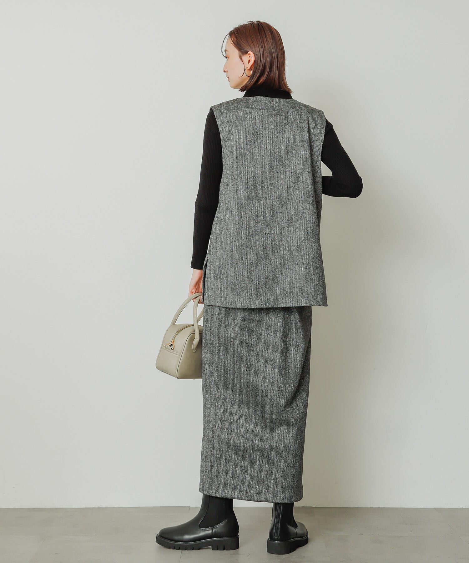 SENSE OF PLACE by URBAN RESEARCH「『TALLサイズ/WEB限定』ジャージメルトンアウトポケットスカート」|スカート|