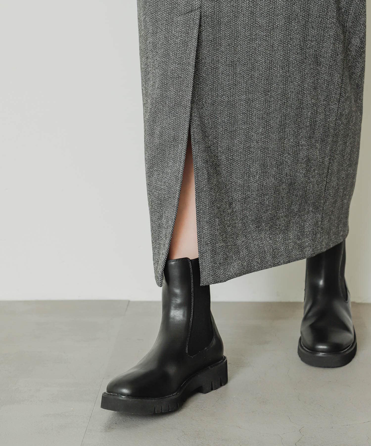 SENSE OF PLACE by URBAN RESEARCH「『TALLサイズ/WEB限定』ジャージメルトンアウトポケットスカート」|スカート|