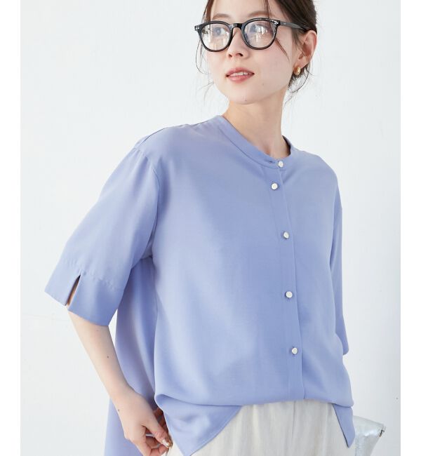  「★NO.1ヒット大人気ブラウス★2WAYジョーゼットブラウス」|シャツ・ブラウス|