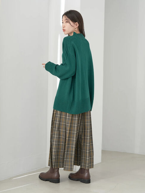 earth music&ecology「ミドルゲージニットチュニック」|ニット・セーター|