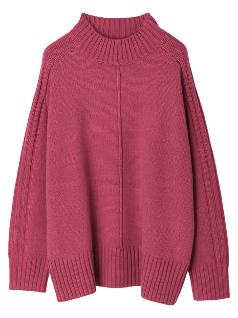 earth music&ecology「ミドルゲージニットチュニック」|ニット・セーター|