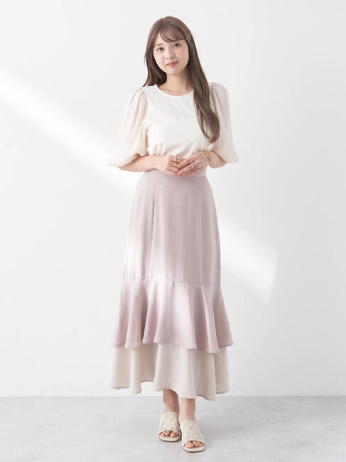 earth music&ecology「ラメスリーブプルオーバー」|Tシャツ・カットソー|