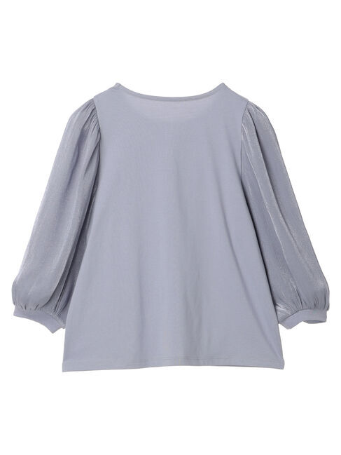 earth music&ecology「ラメスリーブプルオーバー」|Tシャツ・カットソー|