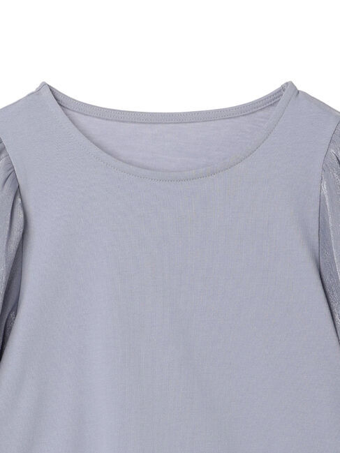 earth music&ecology「ラメスリーブプルオーバー」|Tシャツ・カットソー|