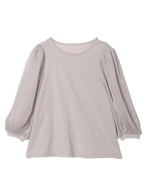 earth music&ecology「ラメスリーブプルオーバー」|Tシャツ・カットソー|