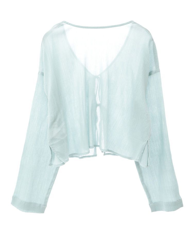 earth music&ecology「【WEB限定】SET2点クレープリボンブラウス+インナー」|シャツ・ブラウス|