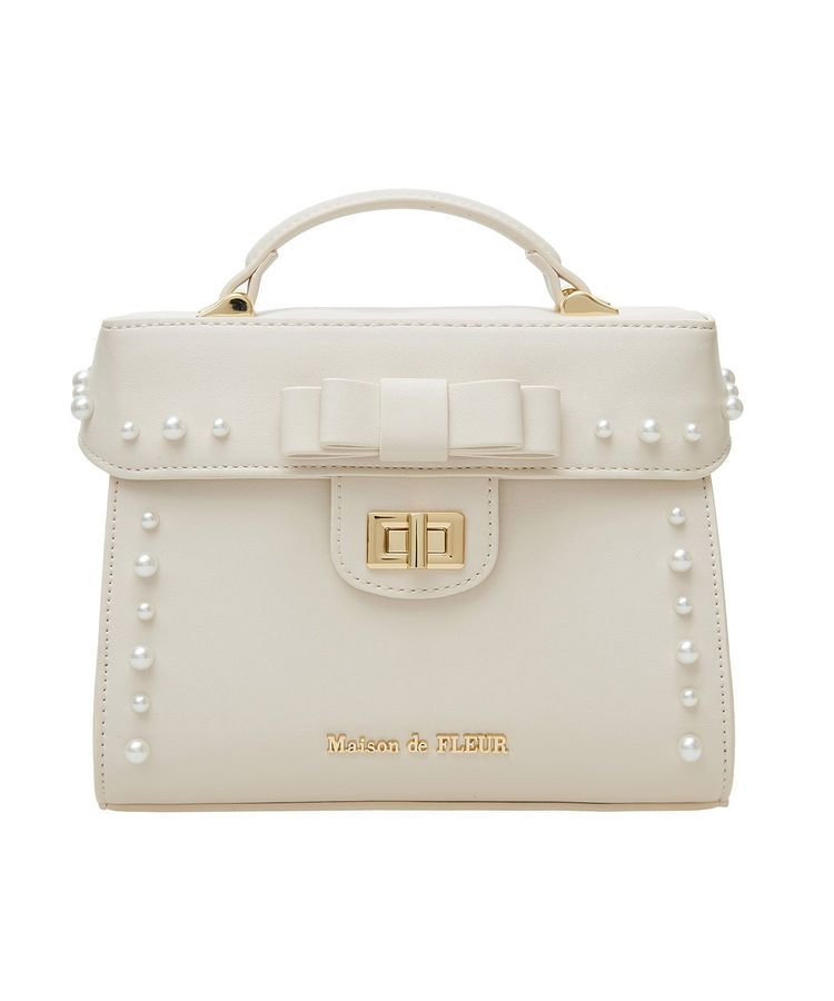 Maison de FLEUR「EC限定フロントリボントップハンドルバッグ」|ハンドバッグ|