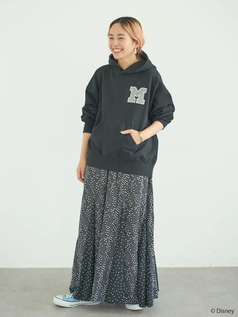  「ワッペン付き裏起毛パーカー/Disney」|Tシャツ・カットソー|