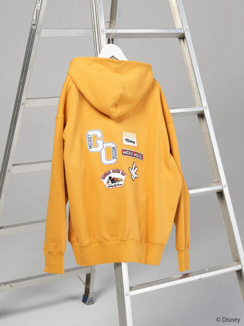  「ワッペン付き裏起毛パーカー/Disney」|Tシャツ・カットソー|