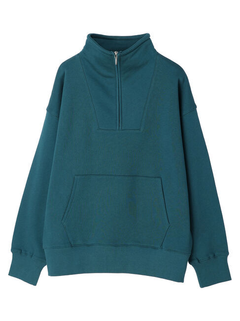  「ハーフZIP裏毛プルオーバー」|Tシャツ・カットソー|