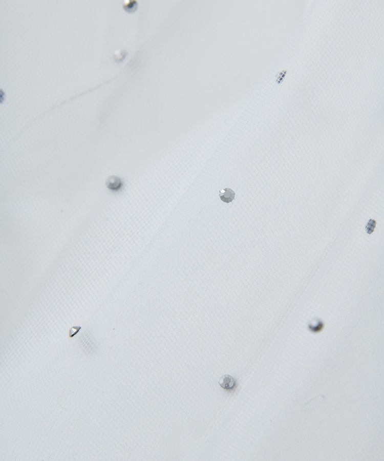 AMERICAN HOLIC「【2点SET】ラインストーンチュールレイヤードTシャツ」|Tシャツ・カットソー|