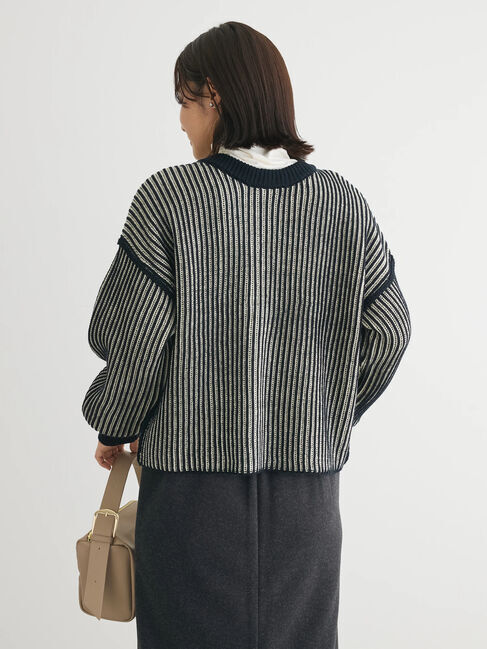 Green Parks「2way前後ニットプルオーバー」|ニット・セーター|