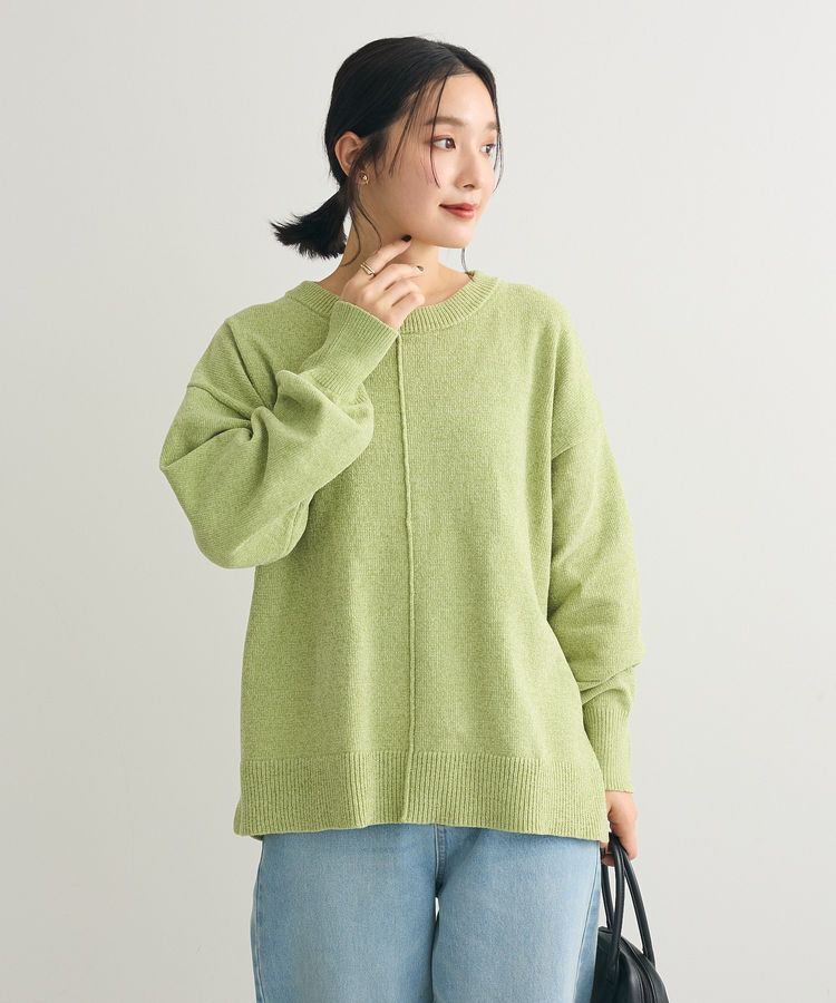 Green Parks「ベロアモールリラックスサイズニットプルオーバー」|ニット・セーター|