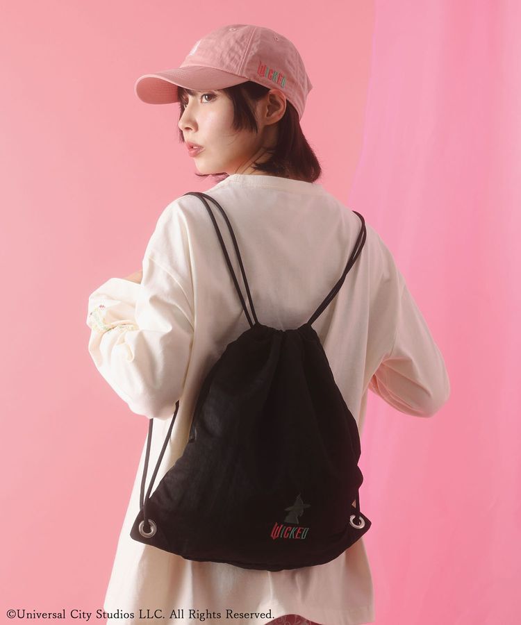 Green Parks「■WICKED アイコン刺繍ナップサック」|リュック|