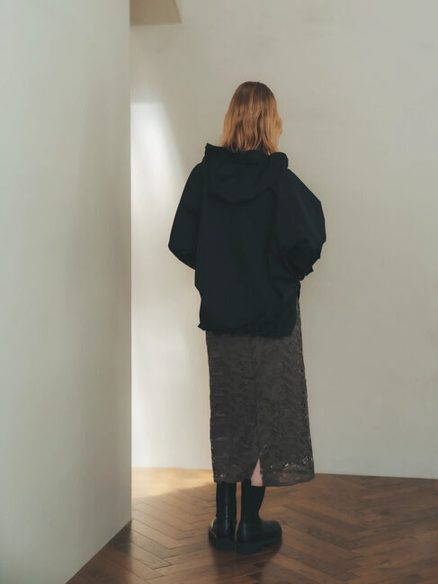 YECCA VECCA「幾何柄レースロングナロースカート」|スカート|