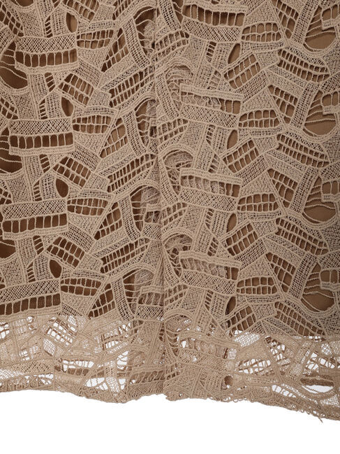 YECCA VECCA「幾何柄レースロングナロースカート」|スカート|