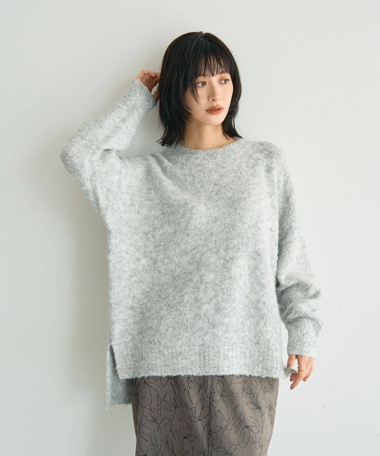 YECCA VECCA「ブークレニット」|ニット・セーター|Gray