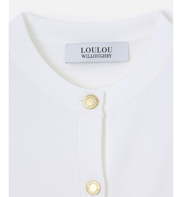 LOULOU WILLOUGHBY「【LOULOU WILLOUGHBY】ソウバリクルーコンパクトカーディガン」|カーディガン|