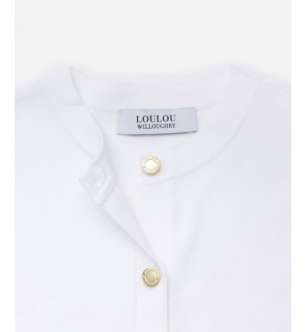 LOULOU WILLOUGHBY「【LOULOU WILLOUGHBY】ソウバリクルーコンパクトカーディガン」|カーディガン|