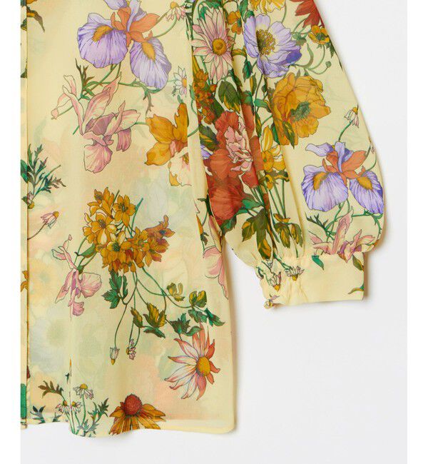 LOULOU WILLOUGHBY「【LOULOU WILLOUGHBY】RATTIシフォンフラワープリントブラウス」|シャツ・ブラウス|