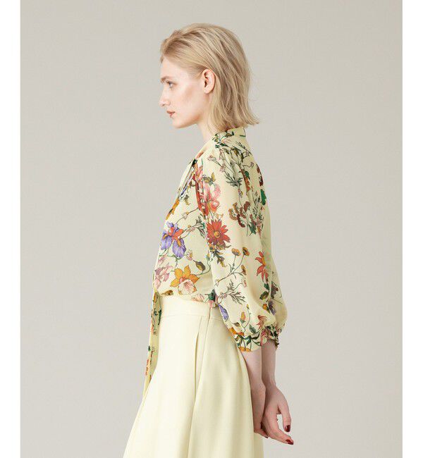 LOULOU WILLOUGHBY「【LOULOU WILLOUGHBY】RATTIシフォンフラワープリントブラウス」|シャツ・ブラウス|
