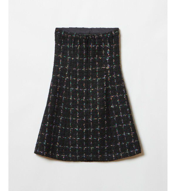 LOULOU WILLOUGHBY「【LOULOU WILLOUGHBY】CAMPOREラメツイードベアワンピース」|ワンピース|