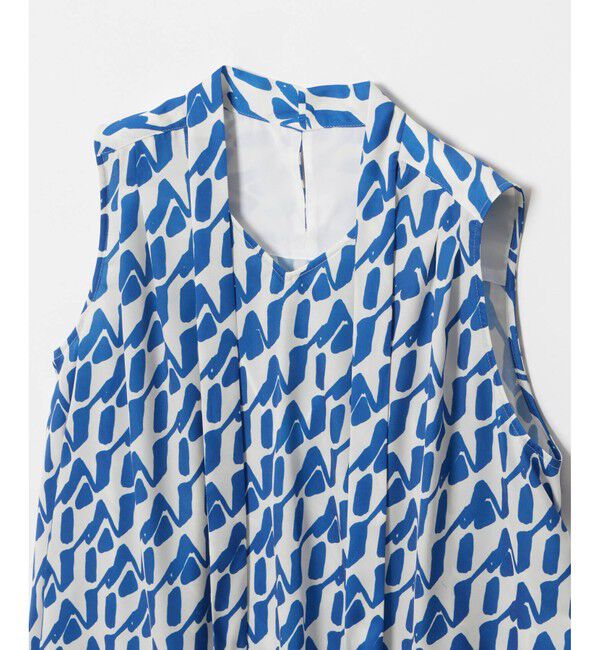 allureville「OFFICINAプリントブラウス」|シャツ・ブラウス|