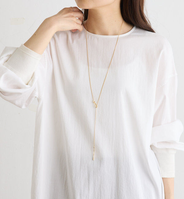  「ロングニュアンスネックレス」|ネックレス|